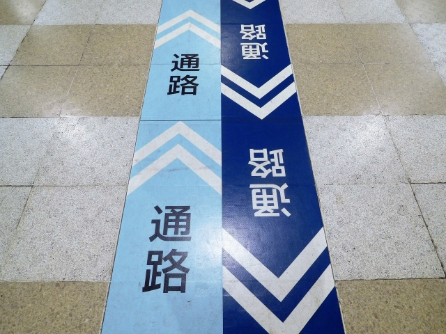 床サイン